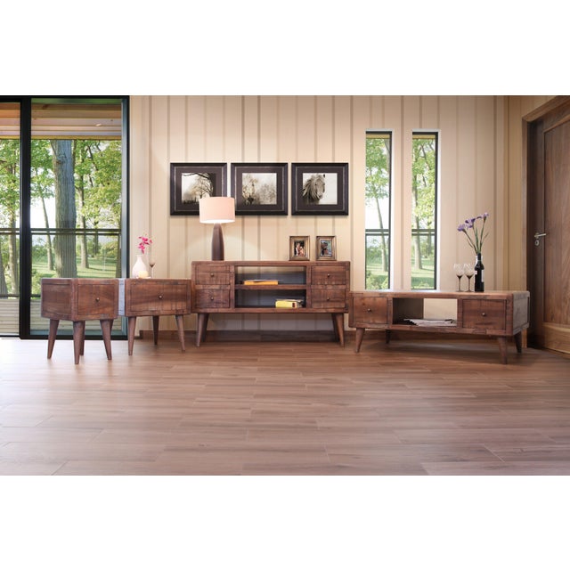 Bayshore Mid Century Retro Coffee Table - Mocha Brown For Sale In Chicago - Image 6 of 7