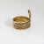 Vintage Snake Ring 18k Yellow Gold 5 Coils Sz 6 Band Serpent Jewelry For Sale - Image 4 of 7