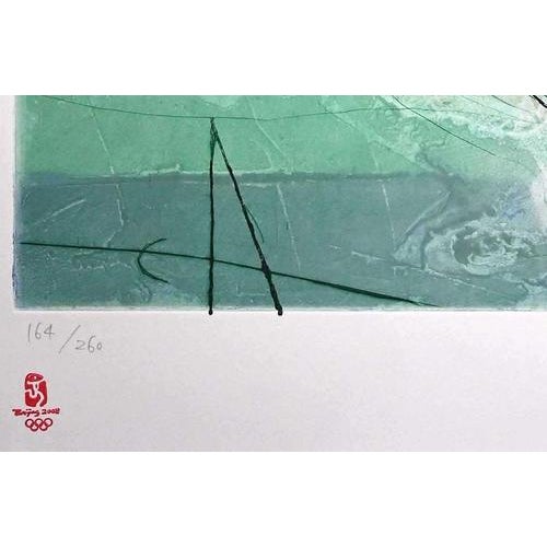 Tommaso Cascella, Waterpolo, 2008, Lithograph For Sale - Image 3 of 4