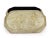Modern Solid Stone Ivory Color Octagonal Oval Geometric Shape Trinket Jewelry Box For Sale - Image 6 of 10