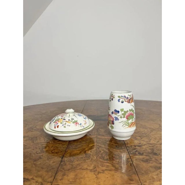 Antique Edwardian Ceramic Bathroom Set, 1900, Set of 6 For Sale - Image 6 of 9
