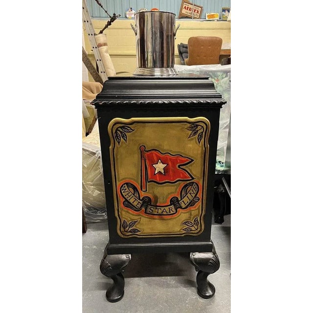 Titanic White Star Line Drinks Cabinet For Sale - Image 6 of 7