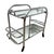 Art deco bar cart or serving trolley, chromed steeltubes, france circa 1925 design: robert mallet-stevens (paris, 1886 -...