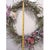 Field of Flowers Spring Summer Door Wreath 18" Crochet Feather Bird House Wall For Sale - Image 11 of 11
