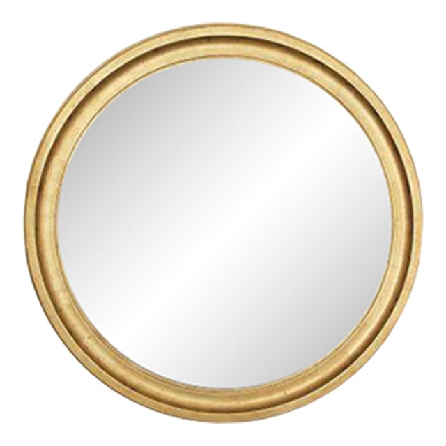 Friedman Brothers The Hayes Mirror in Classic Gold - 36" For Sale