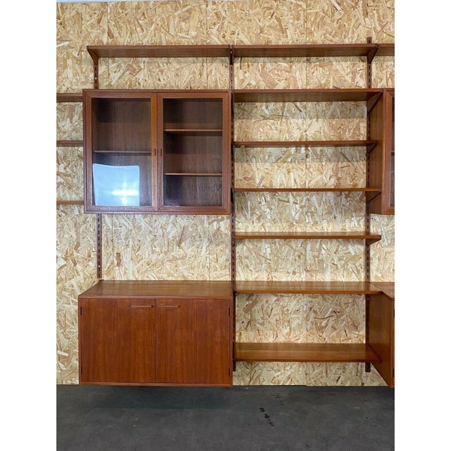 Danish Teak Wall Unit, 1960s For Sale - Image 10 of 13