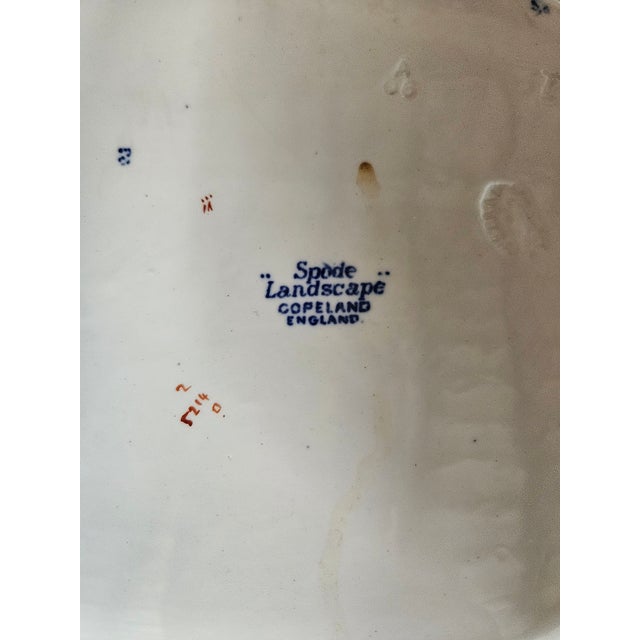 Antique Copeland Spode 8.75" Plates With Chinoiserie Design Set of 8 Plus Matching Plstter For Sale In Philadelphia - Image 6 of 6