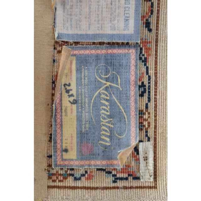 Karastan 100% Wool Oriental Palmette Animal 738 Area Rug Runner Mat 2.5' X 9' For Sale - Image 13 of 13