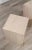 Post-Modern Travertine Cube Side Tables For Sale - Image 9 of 10