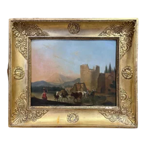 Original 19th Century Italian Oil Painting
