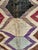 Vintage Moroccan Boucherouite Tribal Kilim, Handwoven Geometric Pattern, Ivory, 5’ X 9’ For Sale - Image 9 of 10