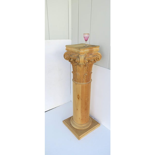 Column Pedestal Stand, Greco-Roman Style, Late-20th Century For Sale In New York - Image 6 of 11