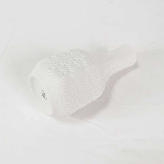 Mid-Century Modern Op Art Biscuit Vase by Seltmann Weiden, Germany, 1960s For Sale - Image 3 of 11