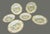 Rustic European Late 20th Century Set of Six Tuscan Country Interiors Stone Were Scenic Salad Luncheon Dessert Plates For Sale - Image 3 of 8