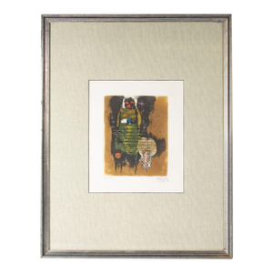 Abstract Color Etching by Johnny Friedlaender