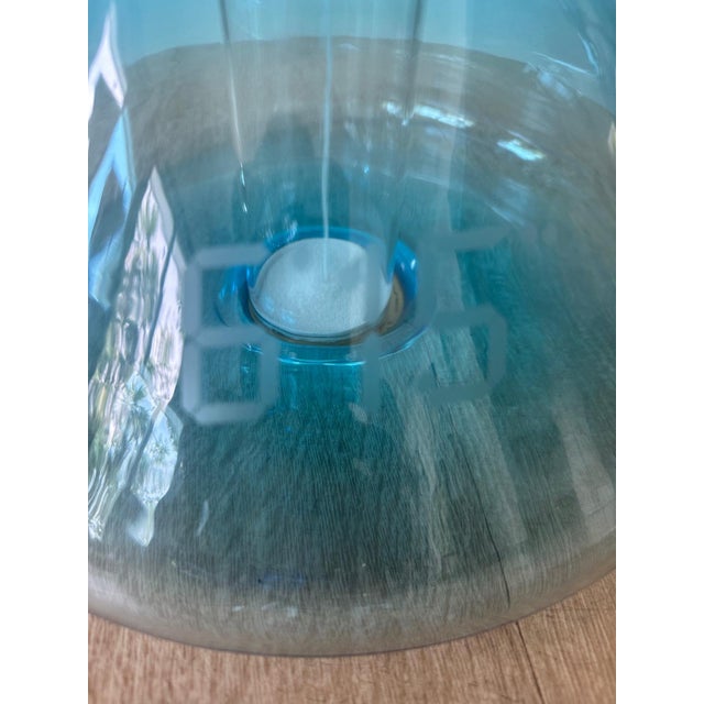 Glass Mid 20th Century Sablier Hourglass Stool by Patrick E. Naggar For Sale - Image 7 of 10