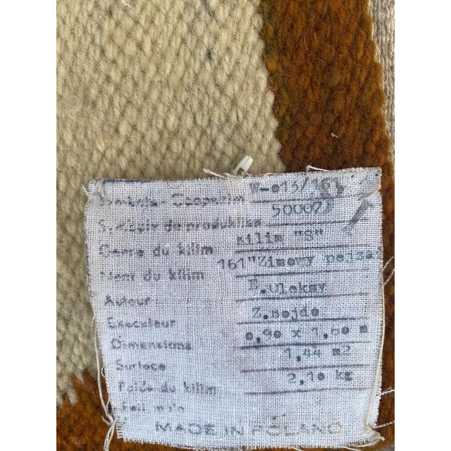 Polish Woven Tapestry by E. Oloksy For Sale - Image 14 of 15