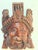 Pair of Vintage Balinese Rama & Sita Hand-Carved Wood Theatrical Wall Masks For Sale - Image 4 of 15