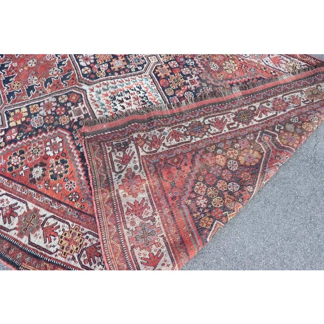 Textile Vintage Middle Eastern Shiraz Rug, 1950s For Sale - Image 7 of 11