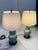 1940s Chinese Celadon Green Ceramic Table Lamps - A Pair For Sale - Image 12 of 12