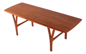 Large Danish Teak Coffee Table, 1960s