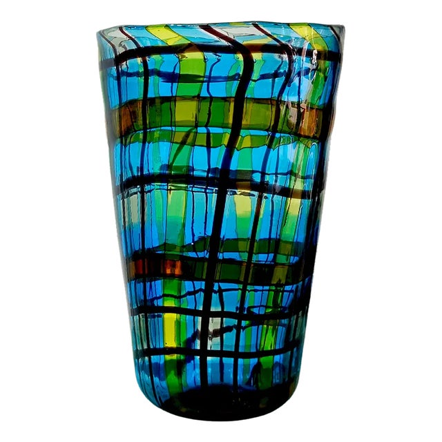 Conical Scozzese Vase by Ercole Barovier for Cristian Dior For Sale