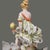Antique Rococo Attributed Meissen Dresden Lady With Cherub Double Bowls For Sale - Image 11 of 15