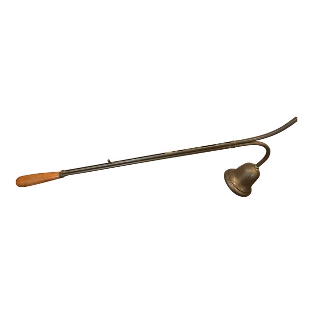 19th Brass Candle Snuffer Chairish