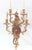 Pair of French Louis XV Style Five-Light Gilt Brass Sconces For Sale In New York - Image 6 of 9