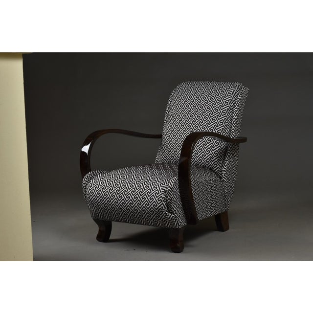 Polish Art Deco Armchair, 1930s-1940s For Sale - Image 6 of 13