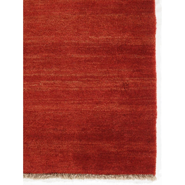 Vintage Hand-Knotted Persian Gabbeh Rug 8'10" X 11'8" For Sale In Washington DC - Image 6 of 7