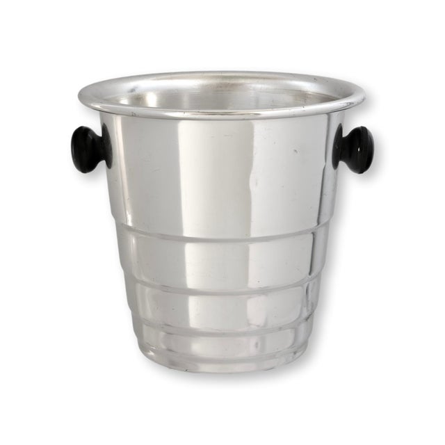 Art Deco Vintage French "Champagne De Castellane" Champagne Bucket For Sale - Image 3 of 5