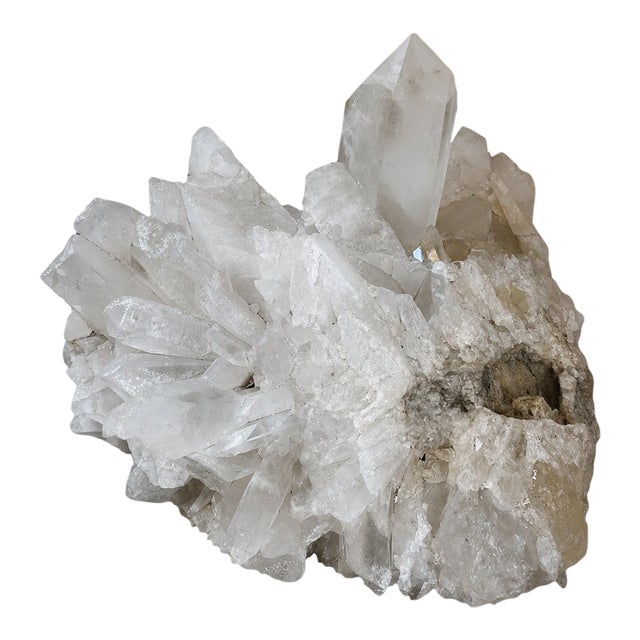 Monumental Brazilian Quartz Crystal Cluster – 381 Lb Natural Statement Specimen For Sale