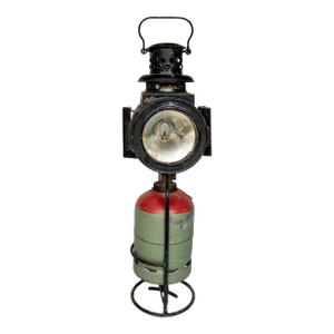 Rail Road Portable Lamp Light Made by Osmeka 1940s