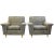 Textile Set of American Armchairs with Upholstery by Pierre Frey For Sale - Image 7 of 7