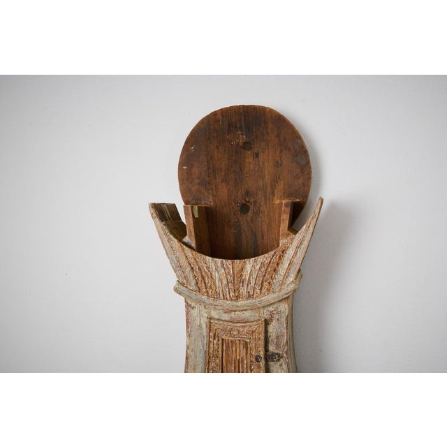 Antique Swedish Long Case Clock, Rococo and Neoclassical Period For Sale - Image 12 of 14