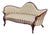 Victorian Walnut Framed Sofa with Cabriole Legs For Sale