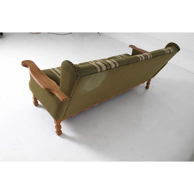 Wood Fine Danish Mid Century Modern Sofa Traditional Design For Sale - Image 7 of 17