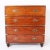 Handsome 19th century campaign chest secretary handcrafted in mahogany in a two-piece construction featuring a pull-out...