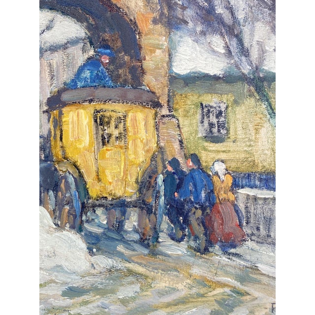 Oil painting * by the artist Richard Albitz (1876 - 1954) * Albitz studied at the Berlin School of Arts and Crafts and...