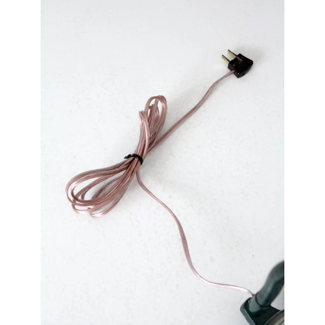 Green Vintage Gooseneck Desk Lamp With Ashtray For Sale - Image 8 of 13