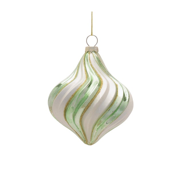 Contemporary Glass Ornament Set (Set of 12) For Sale - Image 3 of 5