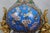 Antique Chinese Champleve Cloisonne Double Gourd Turquoise Mantel Vases Urns 12" For Sale - Image 9 of 17