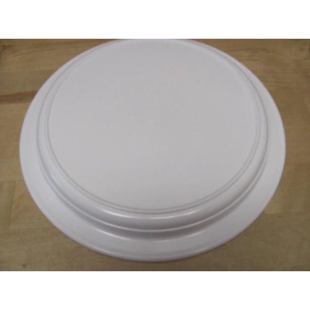 Dansk Designs Vintage Dansk Set of 4 White Dinner Plates "Bistro" Pattern Gunnar Cyren For Sale - Image 4 of 9