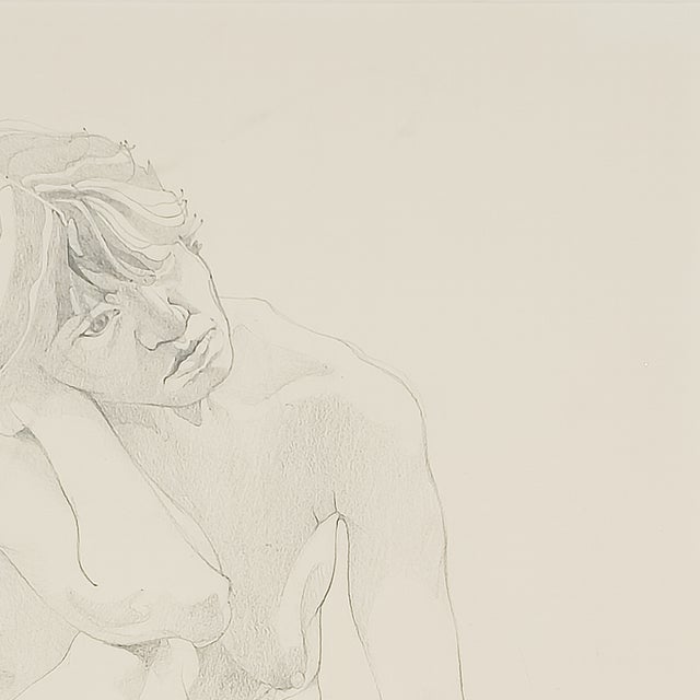 1980s Nude in Thought - Karen Frey (Bybel), C. Unknown For Sale - Image 5 of 8