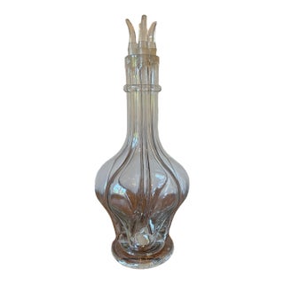 Vintage 4~Chamber Decanter, Made in France For Sale