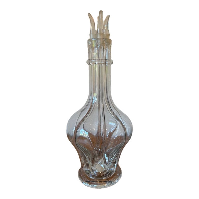 Vintage 4~Chamber Decanter, Made in France For Sale