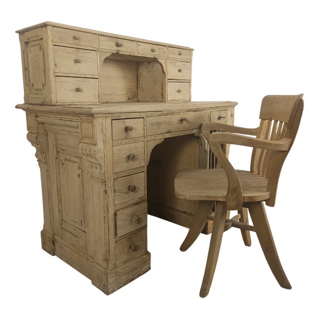 Antique Counter Desk For Sale