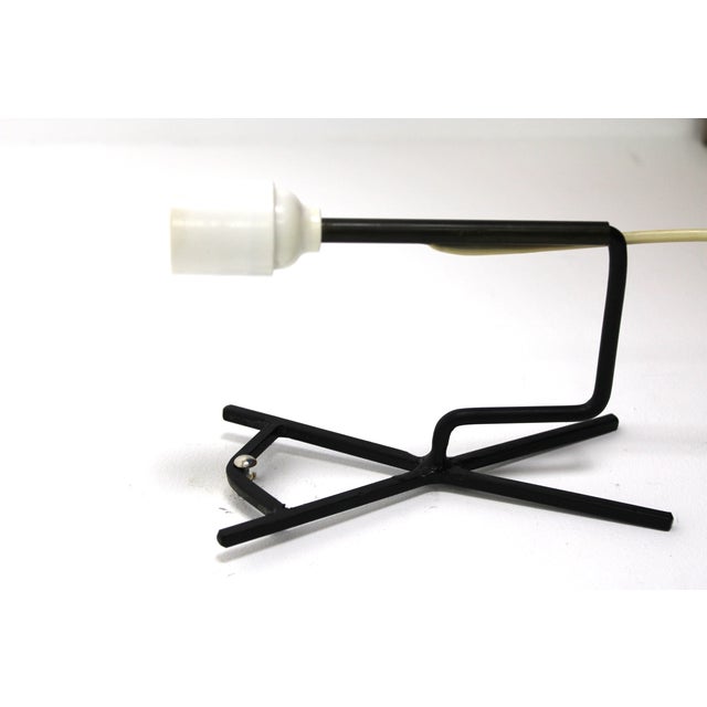 1950s Vintage French Style Iron Wall Lamp, 1950s For Sale - Image 5 of 6