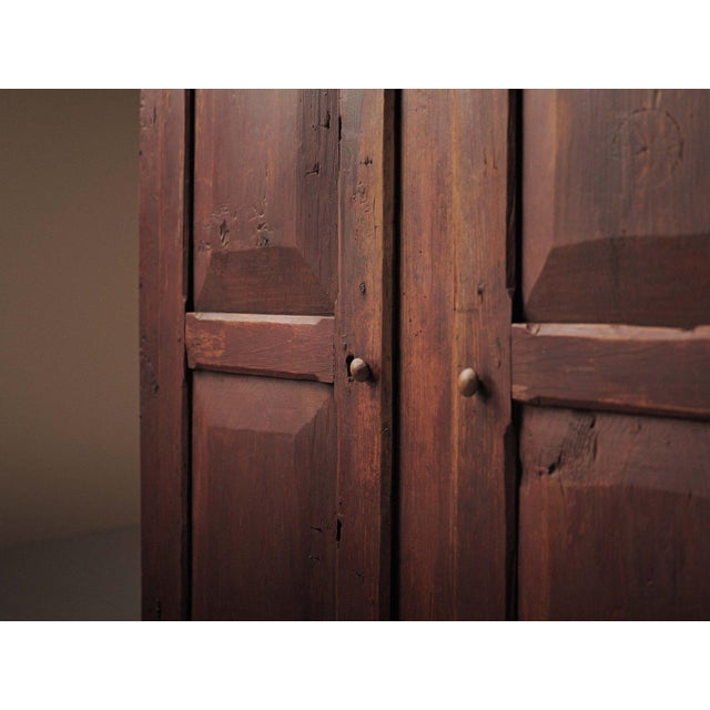 Rustic 18th Century Swiss Alpine Pine Cabinet For Sale - Image 3 of 18